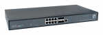 LevelOne 12-Port L3 Managed 10-Gigabit Switch, 8 x 1G/2.5G/5G/10G RJ45, 4 x 1G/2.5G/10G SFP+ Uplinks, 240Gbps Non-Blocking Fabric, 19-Inch Rackmount | 569821 | 4015867242988