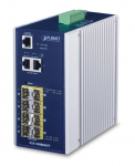 Planet  IGS-10080MFT network switch Managed Gigabit Ethernet (10/100/1000) Blue, White | IGS-10080MFT | 4711213689284