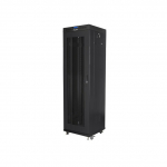 LANBERG FLOOR-STANDING RACK CABINET 19" 42U 600X600 BLACK PERFORATED LCD DOOR  (FLAT PACK) V2 | FF01-6642-23BL | 5901969439748