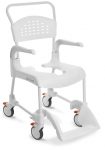 Medpunkt ETAC Clean Wheelchair 49 cm/ 2 brakes with toilet function White | 80229273 | 7320451391858