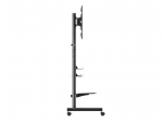 EQUIP 50"-90" Mobile TV Trolley with Pegboard Shelf | 559775 | 4015867243008