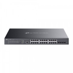 TP-LINK  Omada SG3428XMPP network switch Managed L2+ Gigabit Ethernet (10/100/1000) Power over Ethernet (PoE) 1U Black | 487282 | 8885020620856