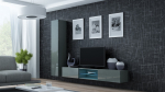 Cama MEBLE Cama Living room cabinet set VIGO 21 grey/grey gloss | VIGO 21 SZ/SZ