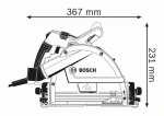 Bosch  0 601 675 001 portable circular saw 16.5 cm 6250 RPM 1400 W | 0601675001 | 3165140607759