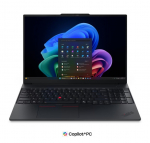 Lenovo Laptop ThinkPad E16 G3 22AY0088PB W11Pro Ultra 7 258V/32GB/512GB/INT/16.0 WUXGA/Black/1YR Premier + 3YR OS + CO2 OFFSET | 22AY0088PB | 199276525024