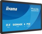 IIYAMA  ProLite S2225AS-B1P Digital signage flat panel 54.6 cm (21.5") LCD Wi-Fi 500 cd/m&sup2; Full HD Black Built-in processor Android 24/7 | 580184 | 4948570127177