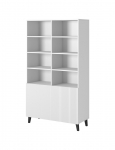 Cama MEBLE Shelving unit PAFOS 100x40x176.5 cm white matt | PAFOS REG100 BI | 5903815007361