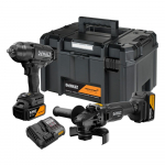 DeWalt ZESTAW MCLAREN 18V XR DCF86 + DCG45 2*5.0AH | DCK2225MP2T | 5054905333140