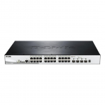 D-Link  DGS-1510-28XMP/E network switch Managed L2/L3 Gigabit Ethernet (10/100/1000) Power over Ethernet (PoE) Black, Grey | DGS-1510-28XMP/E | 790069467943