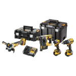 DeWalt DCK429P3T-QW Combo set DCD805 + DCG405 + DCH273 + DCF850, 18 V black, yellow | DCK429P3T-QW | 5035048840184