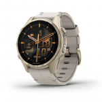 Garmin  Fenix 8 3.3 cm (1.3") AMOLED 43 mm Digital 416 x 416 pixels Touchscreen Gold Wi-Fi GPS (satellite) | 010-02903-40 | 753759338046