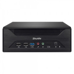 Shuttle  XPC slim Barebone XH610 - S1700, Intel H610, 1xDP, 1xHDMI, 1x VGA, 2x COM (RS232), 2x LAN (2.5G and 1G), 1x slim5.25", 2x 3.5", 2x M.2, 24/7 permanent operation | PIB-XH61001 | 0887993005171