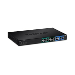 Trendnet TPE-204US network switch Managed L2/L3/L4 Gigabit Ethernet (10/100/1000) Power over Ethernet (PoE) 1U Black | TPE-204US | 0710931161281