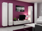 Cama MEBLE Cama living room cabinet set VIGO 1 white/white gloss | VIGO 1 BI/BI