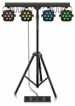 Behringer  STAGE TRI LED BUNDLE ST1 Zestaw 4xLEDPAR z kontrolerem + statyw | 000-E6101-00010 | 4033653150446