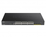 D-Link  24-port Gigabit PoE Smart Managed Switch with 4x 10G SFP+, 370Watts | DGS-1250-28XMP/E | 0790069467882