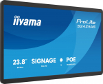 IIYAMA  ProLite S2425AS-B1P Digital signage flat panel 60.5 cm (23.8") LCD Wi-Fi 500 cd/m&sup2; Full HD Black Built-in processor Android 24/7 | 580185 | 4948570127184