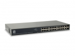 LevelOne TURING 26-Port Web Smart Gigabit PoE Switch, 24 PoE Outputs, 2 x SFP/RJ45 Combo, 185W, 802.3at/af PoE | GEP-2651 | 4015867198957