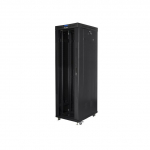 LANBERG  FF01-6042-12BL rack cabinet 42U Freestanding rack Black | FF01-6042-12BL | 5901969430455