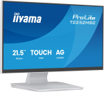 IIYAMA  ProLite T2252MSC-W2AG computer monitor 54.5 cm (21.4") 1920 x 1080 pixels Full HD LCD Touchscreen White | 575939 | 4948570127191