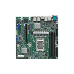 ASRock  W680D4U-2L2T/G5 motherboard Intel W680 LGA 1700 micro ATX | W680D4U-2L2T/G5 | 4710483941405