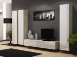 Cama MEBLE Cama Living room cabinet set VIGO 1 black/sonoma gloss | VIGO 1 SO/BI