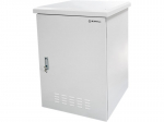Alantec Zewnętrzna szafka rack IP55, wisząca 19" 15U 600x600, 4 belki nośne, 4 przepusty kablowe, kolor szary | SZ-15U-600-600-01-S | 5904204405744