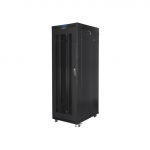 LANBERG Rack cabinet 19-inch standing 42U 800x1200 black, perforated doors, LCD (flat pack) V2 | FF01-8242-23BL | 5901969437980
