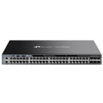 TP-LINK  Omada 48-Port Gigabit Stackable L3 Managed Switch with 6 10G Slots | SG6654X | 4895252501452