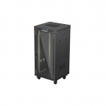 LANBERG FF01-6624-12BL rack cabinet 24U Freestanding rack Black | FF01-6624-12BL | 5901969447873