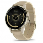 Garmin  010-02785-55 smartwatch / sport watch 3.05 cm (1.2") AMOLED 41 mm Digital 390 x 390 pixels Touchscreen Gold Wi-Fi GPS (satellite) | 010-02785-55 | 0753759329693