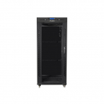 LANBERG  FF01-6827-12BL rack cabinet 27U Freestanding rack Black | FF01-6827-12BL | 5901969430387