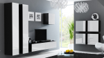 Cama MEBLE Cama Living room cabinet set VIGO 24 black/white gloss | VIGO 24 CZ/BI
