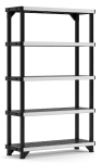 KETER  REGAŁ 5 P&Oacute;ŁEK 122x46x197cm | 260370 | 7290112640352