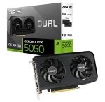 ASUS Dual NVIDIA GeForce RTX 5050 8 GB OC graphics card | 90YV0N72-M0NA00 | 4711636178518
