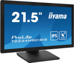IIYAMA  ProLite T2234MSC-B1S computer monitor 54.6 cm (21.5") 1920 x 1080 pixels Full HD Touchscreen Black | 2303945 | 4948570122226