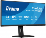 IIYAMA  ProLite XUB3493WQSU-B6 computer monitor 86.4 cm (34") 3440 x 1440 pixels UltraWide Quad HD LED Black | 547261 | 4948570125609