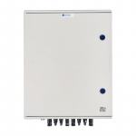 EMITER Switchgear attached DCAC hermetic IP66 EMITTER with DC surge arrester Dehn 1000V type 2, 6 x PV string, 6 x MPPT // og. AC Dehn type 2, 100A 3-F, FR 100A, syg. Faz + Socket | EM-1009_DCAC | 5904473570945