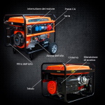 Extralink  Power generator EGH-7000 hybrid, 7kW | EGH-7000 | 5905090330714