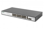 Digitus  DN-95343 network switch Unmanaged Fast Ethernet (10/100) Power over Ethernet (PoE) 1U Black, Silver | DN-95343 | 4016032451242