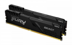 KINGSTON Memory DDR4 Fury Beast 64GB(2*32GB)/3200 CL16 | KF432C16BBK2/64 | 740617319804