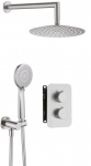 Deante Concealed shower set with thermostatic BOX | BXYZFEBT | 5907650844891