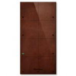 Grenton  touch panel / 8 touch fields / TF-Bus / dark, natural leather front | TPA-808-T-01 | 5902983719502