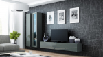 Cama MEBLE Cama Living room cabinet set VIGO 3 grey/grey gloss | VIGO 3 SZ/SZ