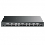 TP-LINK  Omada SG3452XMPP network switch Managed L2+ Gigabit Ethernet (10/100/1000) Power over Ethernet (PoE) 1U Black | 487283 | 8885020620870
