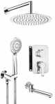Deante Concealed shower set with bath spout | BXYY0QAM | 5907650859529