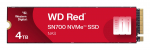 WD Western Digital Red  &trade; SN700 NVMe&trade; POWERED BY SANDISK 4 TB | WDS400T1R0C-68BDK0 | 718037891422