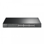 TP-LINK  Omada 24-Port Gigabit and 4-Port 10GE SFP+ L2+ Managed Switch with 24-Port PoE+ | TL-SG3428XMP | 6935364030773