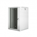 LANBERG  WF01-6618-10S rack cabinet 18U Wall mounted rack Grey | WF01-6618-10S | 5901969403244