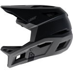Leatt Kask rowerowy (full face)  Helmet MTB Gravity 4.0 V26   L | Helmet_MTB_Gravity_4.0/StealthBlkGrey_26 | 6009556556126